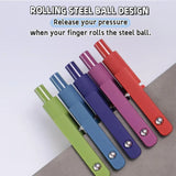 Gel Pens – 5-Pack 0.5mm Black Ink Retractable Pens with Silicone Grip & Metal Clip ✍️