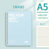 Pink A5 Thickened Spiral Notebook – Perforated Pages, Student & Office Journal 📓✨