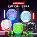 GREATWALL TWS Wireless Bluetooth Earphones – LED Digital Display, Sport Run Fit, HiFi HD Stereo