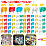 100-Piece Mini Blade Fuse Assortment Kit – Car & Truck Safety Set (5A / 10A / 15A / 20A / 25A / 30A)