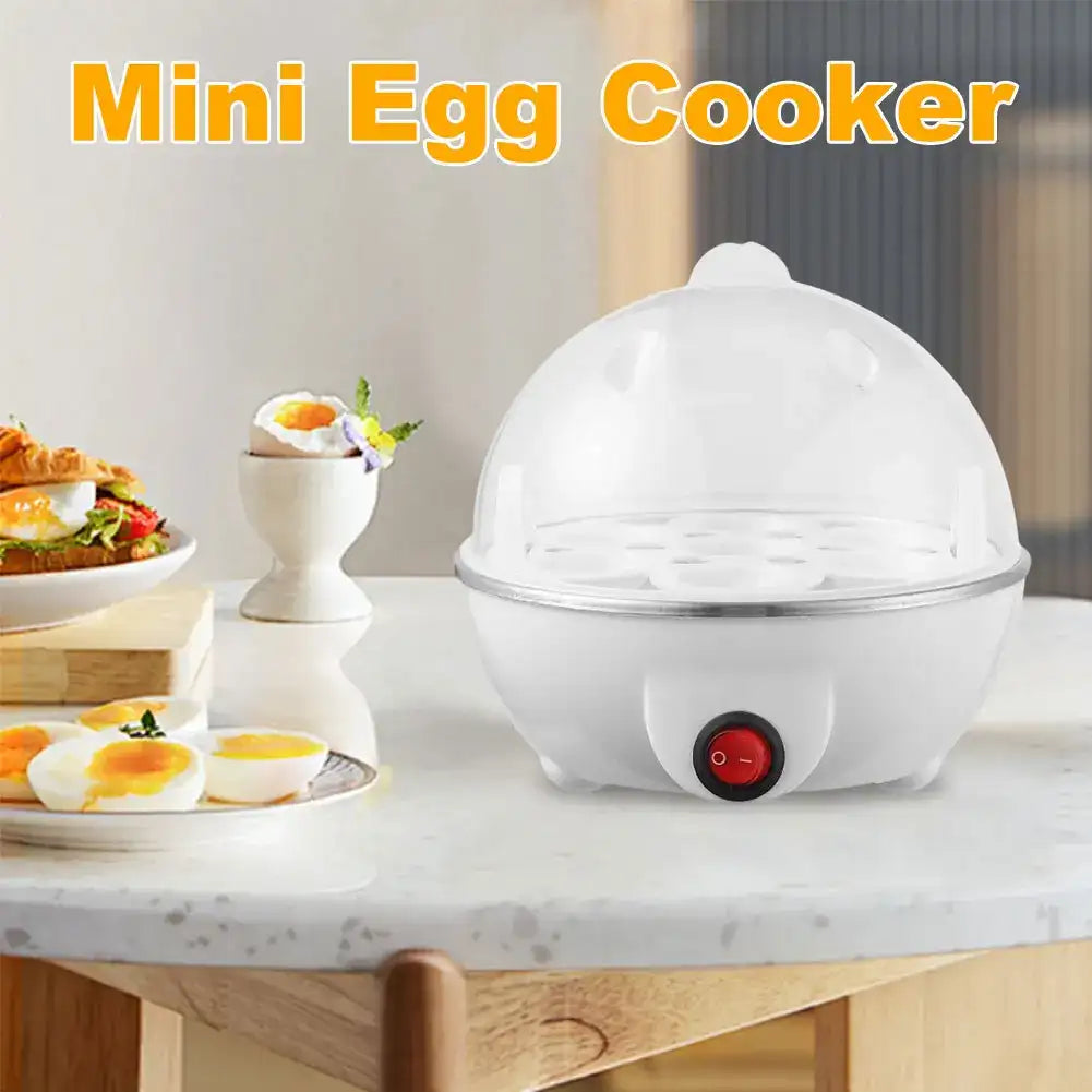 750W Electric Egg Cooker – 7-Egg Capacity with Auto Shut-Off for Hard & Soft Boiled Eggs