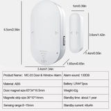 🚨 130dB Burglar Alarm – Magnetic Door & Window Open Sensor with Chime for Home Security & Child Safety