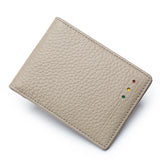 RFID Blocking Genuine Leather Slim Wallet – Unisex Soft Credit Card Holder & Thin Minimalist Purse for Men & Women