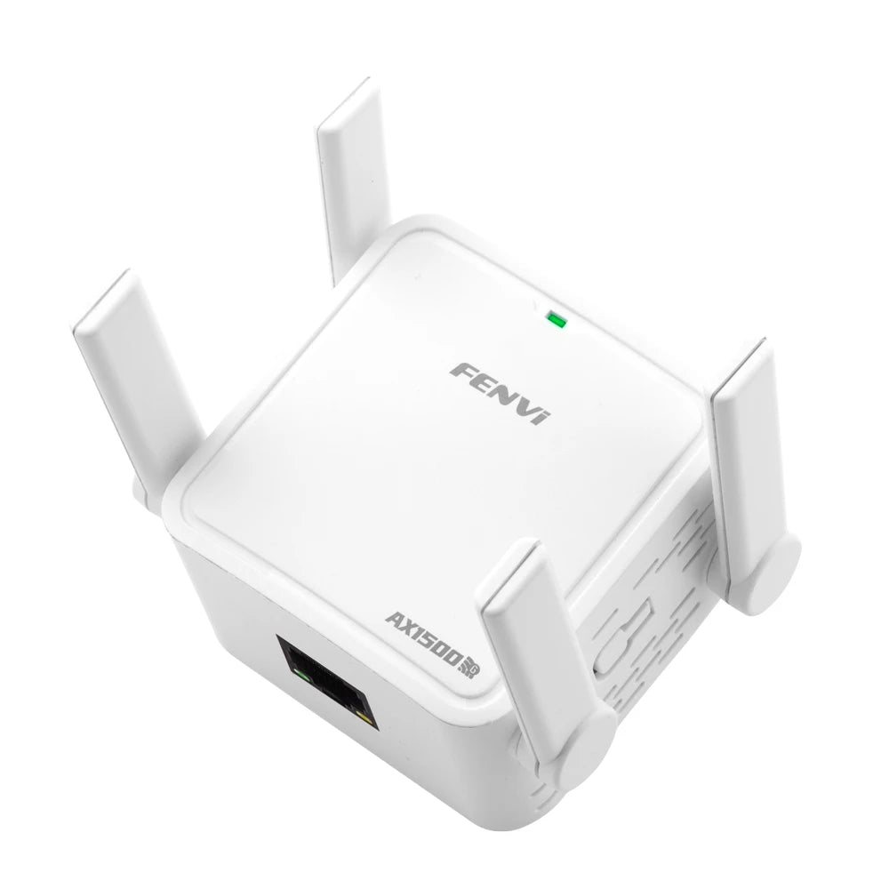 Fenvi WiFi 6 Repeater – 1500Mbps Dual-Band (5GHz/2.4GHz) Extender & Amplifier with Range Booster Router Function