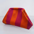 Knitted Contrast-Color Crochet Clutch Bag – Small Handbag & Wristlet for Women’s Summer Beach Style