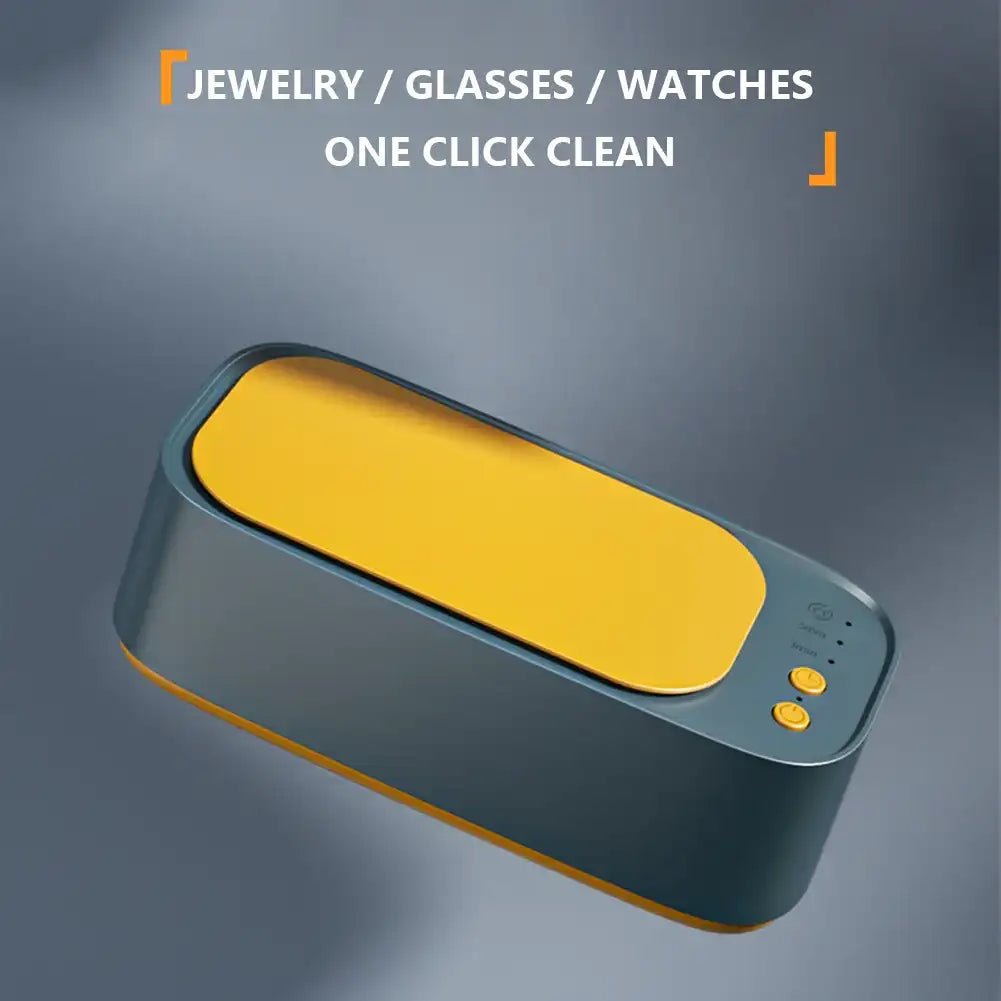 Ultrasonic Cleaning Machine – 3-Gear 360° Cleaning, 45 kHz With 500 ml Tank for Glasses, Braces, Combs, Razors & Makeup Brushes