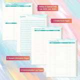 Teacher Lesson Planner 2025–2026 – Weekly & Monthly Academic Planner with Colorful Tabs (July 2025–June 2026) 📚