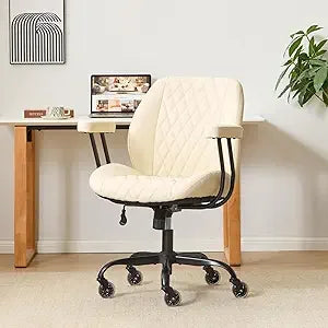 💺 Ergonomic Office Desk Chair – Computer Chair with Lumbar Support, Adjustable Height & Rubber Casters for Home Office