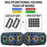 Portable Multifunctional Push-Up Board Set – Foldable Push-Up Bar System for Chest, Arms, Back & Abs Training