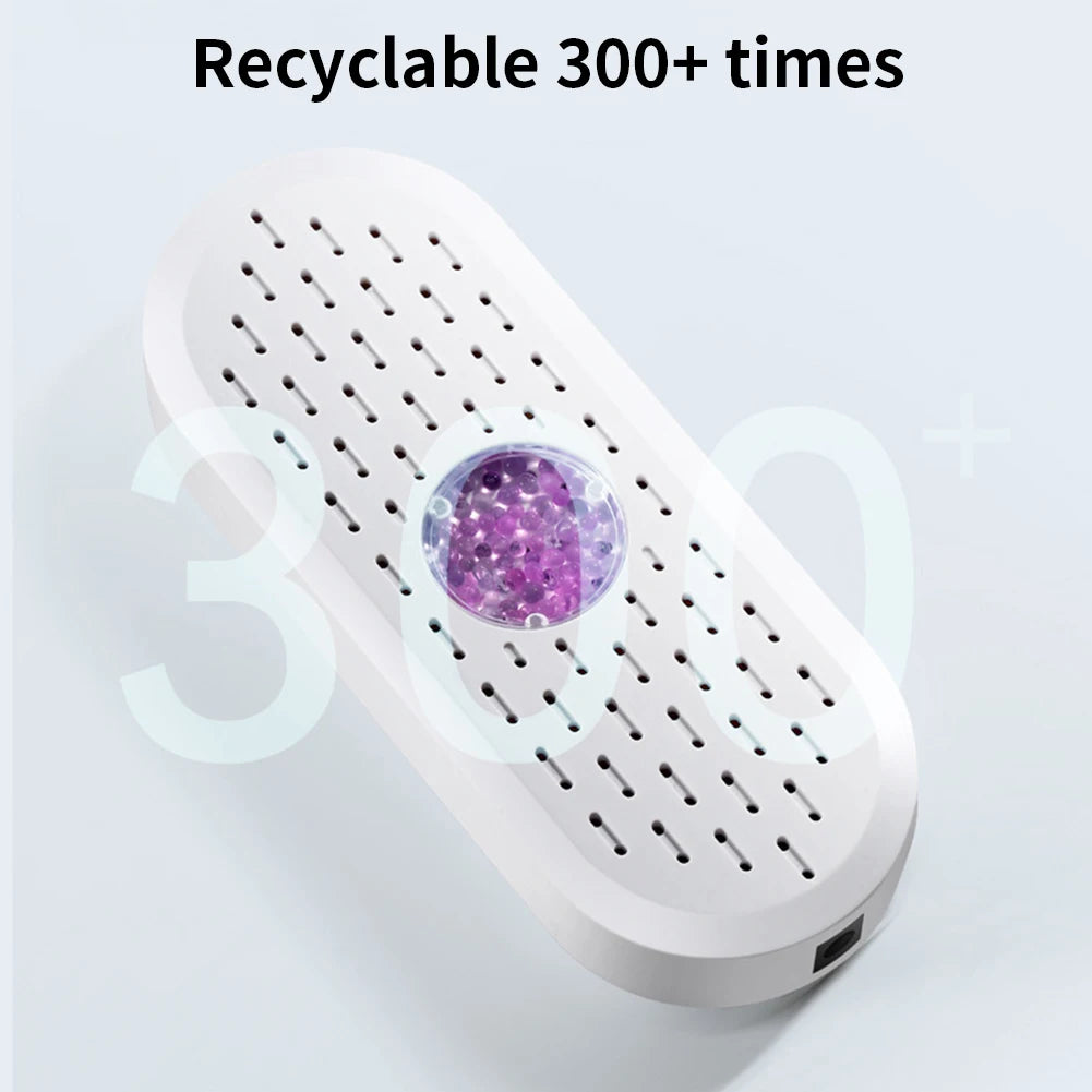 Mini Portable USB Dehumidifier – Reusable Moisture-Absorbent Hygroscopic Machine for Wardrobe & Shoe Cabinet