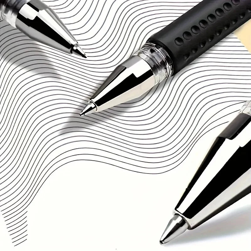 48-Piece Gel Pens Set – Transparent Barrel & 0.5 mm Smooth Writing for School & Office ✍️🖊️