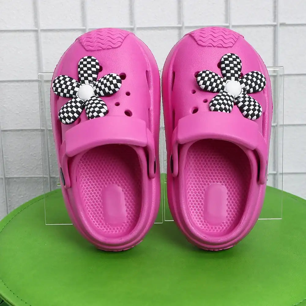 Lightweight Flower-Hole Summer Garden Slippers for Kids – Boys & Girls