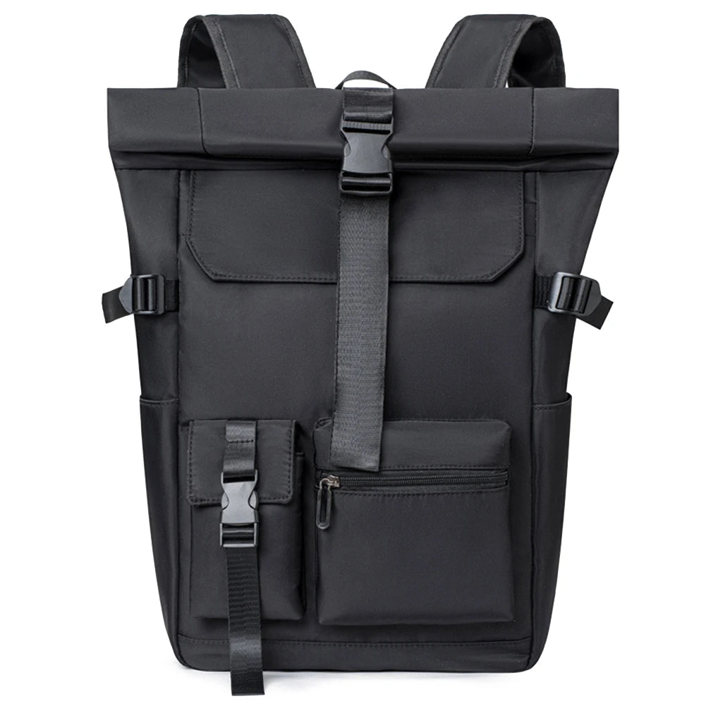 Lightweight Casual Travel Backpack – Multi-Pocket Nylon Daypack | Portable Charger & Phone Organizer Bag