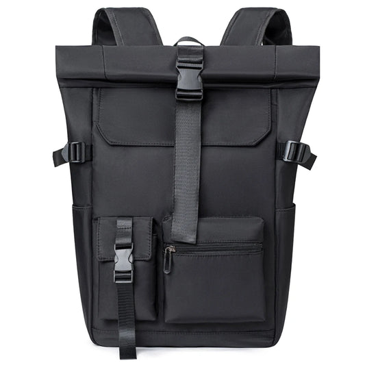 Lightweight Casual Travel Backpack – Multi-Pocket Nylon Daypack | Portable Charger & Phone Organizer Bag