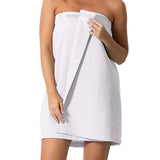 Women’s Quick-Drying Bath Towel Wrap – Soft Spa Body Wrap Bath Skirt with Adjustable Closure for Home, Gym & Travel