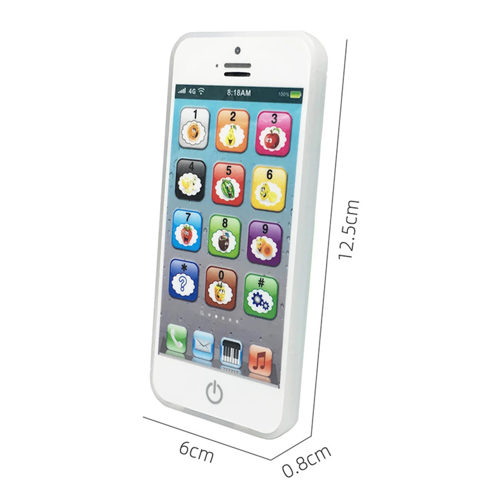 Baby English Learning Phone Toy – Touch Screen Educational Mobile with Music, Lights & Early Child Development Features