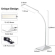 💡 12W LED Desk Lamp with 72 LEDs – Flexible Touch Sensor Reading Light, Dimmable Night Lamp for Home & Office