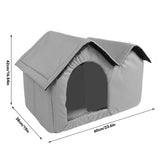 Cat Cooling House – Long-Lasting Oxford Cloth Cooling Shelter, Bite-Resistant & Portable Pet House for Cats & Small Dogs
