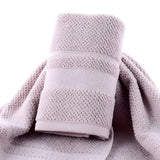 Adult Cotton Face Towel Set – 4-Color Mix (Blue/Pink/White/Gray) 34×74 cm