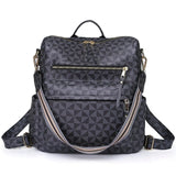 Convertible Women’s Leather Backpack Purse – Large Fashion Travel & College Shoulder Bag