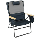 Selkirk Oversized Heavy-Duty Folding Camping Chair – MaxShade Canopy, XXL Comfort