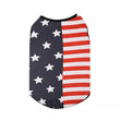 American Flag Patriotic Dog Bandana & Bow Tie Set – Adjustable Pet Neckerchief for Dogs & Cats