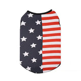 American Flag Patriotic Dog Bandana & Bow Tie Set – Adjustable Pet Neckerchief for Dogs & Cats