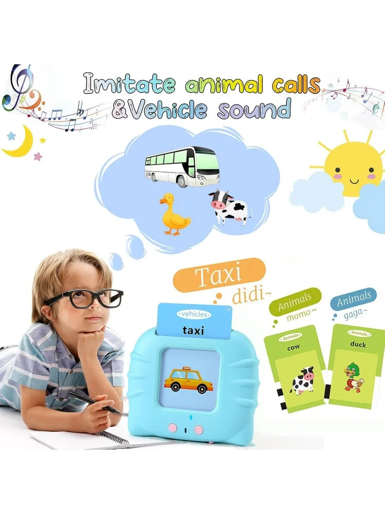 Interactive Talking Flash Cards – 384 Sight-Words Learning Set for Toddlers (Alphabet, Colors, Numbers & Shapes) 📚🔊