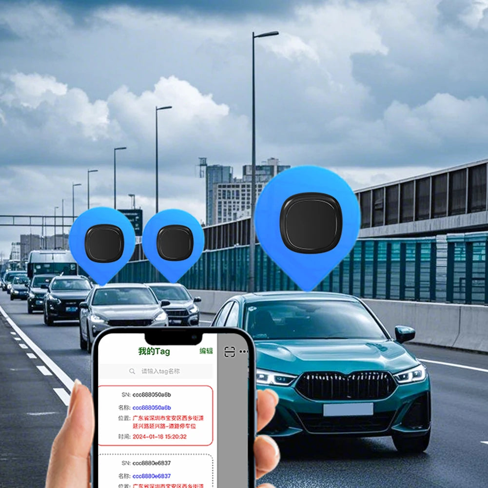 Mini Magnetic GPS Tracker – Car Locator & Anti-Lost Device for Cars, Kids, Elderly, Pets & Luggage
