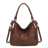Large Soft Shoulder Hobo Bag for Women – Oversized PU Leather Handbag