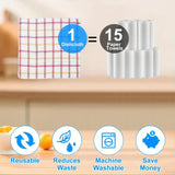 12-Pack Soft Absorbent Kitchen Dish Cloths – Durable Reusable Towels 35 cm/13″