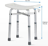 Adjustable Height Shower Bench / Chair – Slip-Resistant Legs, 350 lb Capacity (≈159 kg) 🚿🪑