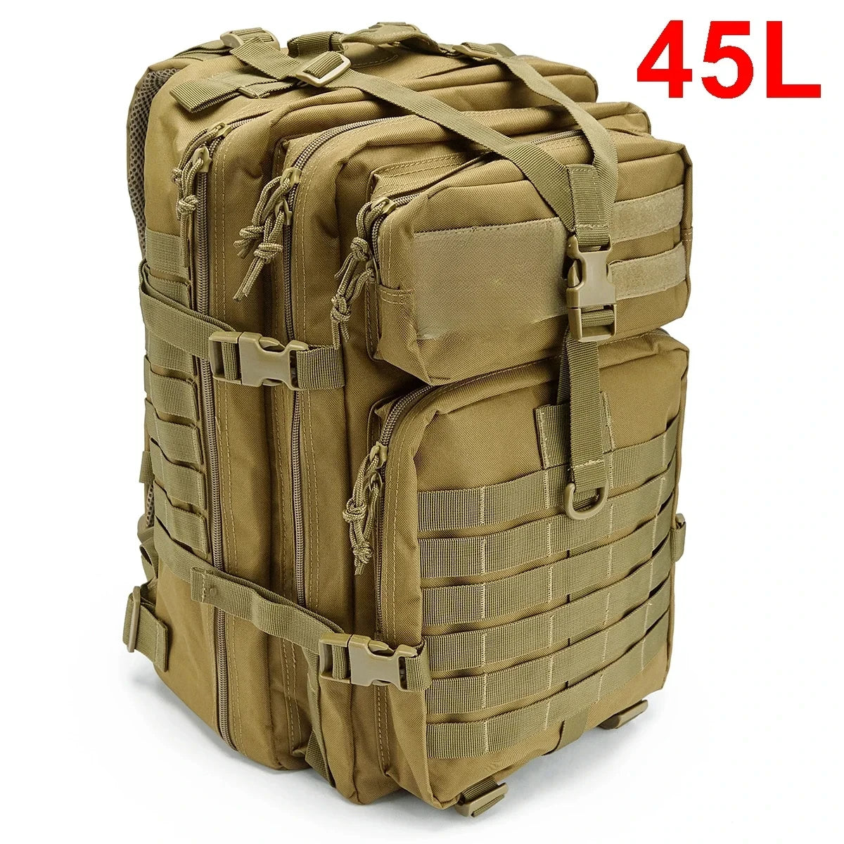 30–50L Tactical Survival Backpack – Modular Outdoor Assault Pack for Hiking, Trekking & Hunting