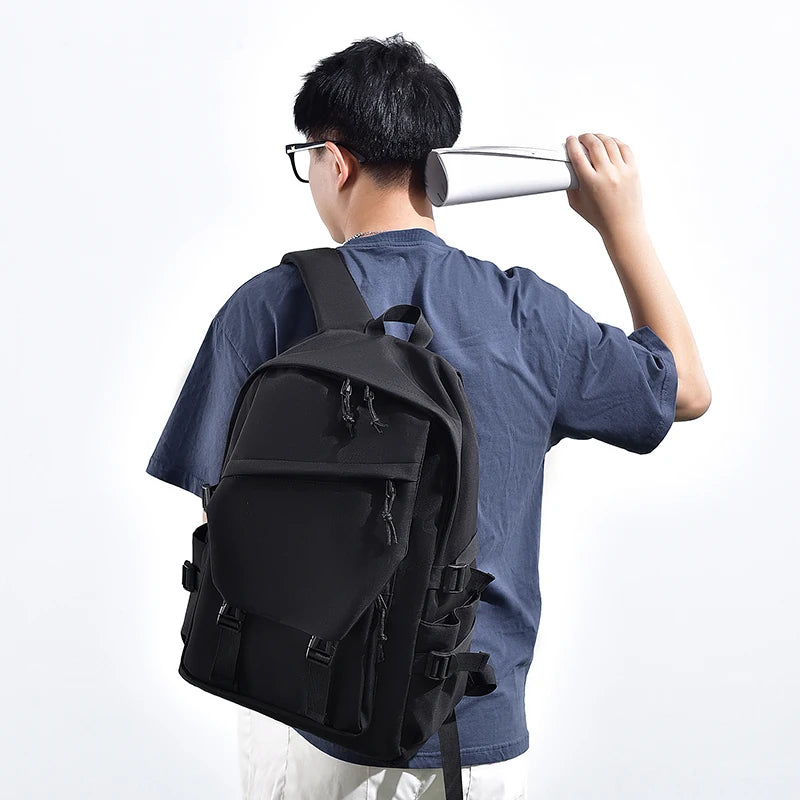 Premium 15-Inch Waterproof Polyester Backpack for Men & Women – Lightweight, Durable & Modern Design