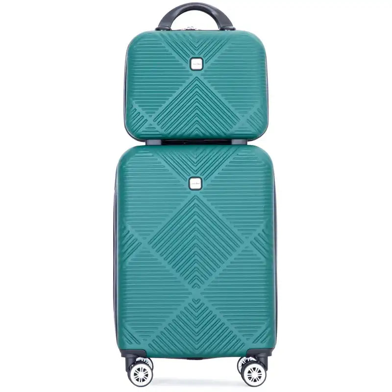 4-Piece Lightweight Travel Luggage Set – Large Capacity Spinner Suitcases with Double Wheels