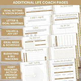 2025 Weekly & Monthly Planner – 8.5" x 11" Dated Agenda Organizer with Tabs & Stickers 📅✨