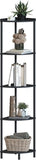 5-Tier Corner Shelf Stand – Tall Space-Saving Organizer for Bedroom, Bathroom & Plant Display 🌿