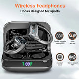 GREATWALL TWS Wireless Earphones – Bluetooth 5.3, Sports Ear-Hook, HD Calls & Noise Reduction