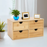 4-Drawer Desktop Organizer – Minimalist Storage Box for Office, Classroom & Study