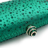 Luxury Rhinestone Chain Clutch Handbag for Women – Party Wedding Shoulder & Crossbody Evening Bag