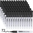 Fine Tip Dry Erase Markers – 72 Pack Black Whiteboard Erasable Markers, Bulk Classroom, Office & Home Use