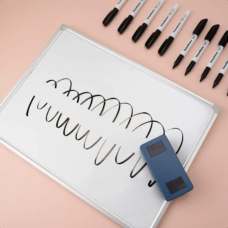 Dry Erase Markers – 80-Pack Black Chisel Tip Whiteboard Pens for School, Office & Home 🖊️