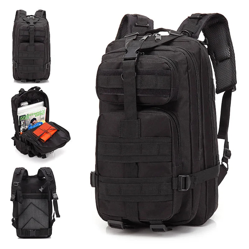 3P Off-Road Large-Capacity Hiking Backpack – Multi-Functional Men’s Outdoor Mountain Climbing & Sports Pack