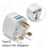 US to EU Plug Adapter – Universal Travel Power Converter for Korea, Europe, America, China, Canada, UK & AU