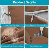 Soft Hanging Egg Chair Cushion – Outdoor Swing & Hammock Replacement Seat Pad with Ties