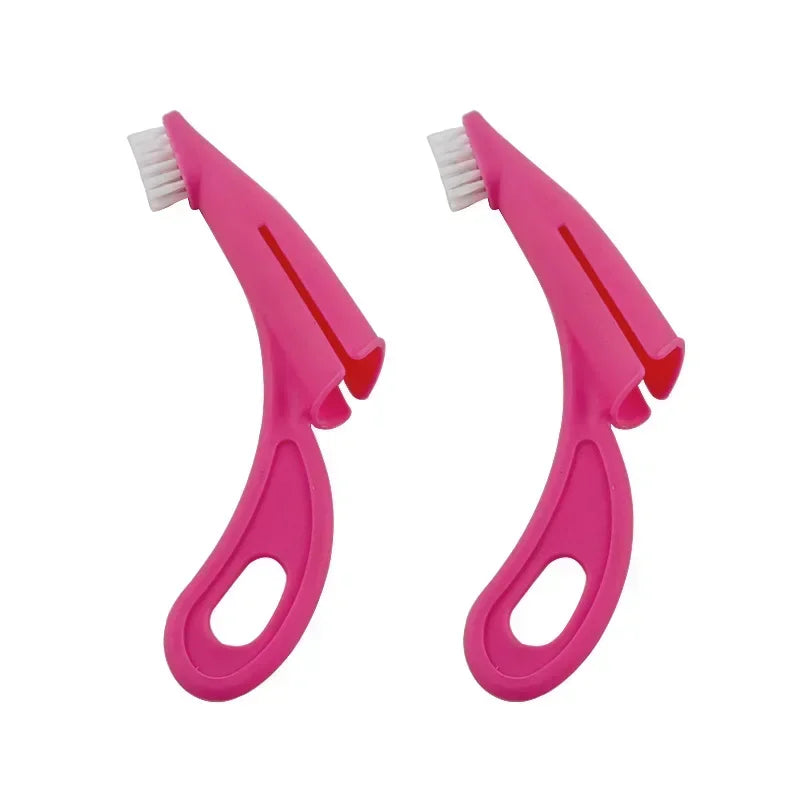 Pet Finger Toothbrush – Soft Silicone Dog & Cat Dental Care Tool for Tartar Removal & Fresh Breath