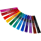 Crayola Take Note Dry Erase Markers – 12 Count Low-Odor Chisel Tip Whiteboard Markers for Classroom & Office ✍️