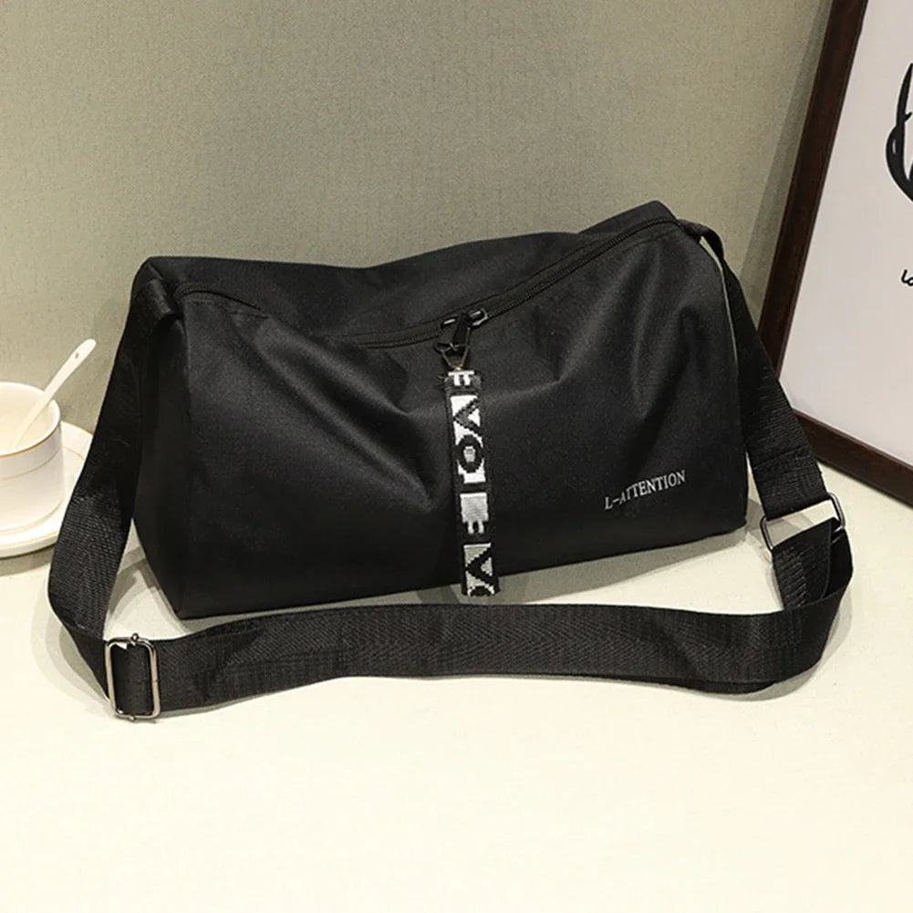 Portable yoga & gym sports bag – multifunction 600D nylon fitness handbag with adjustable strap for training, travel & weekend use