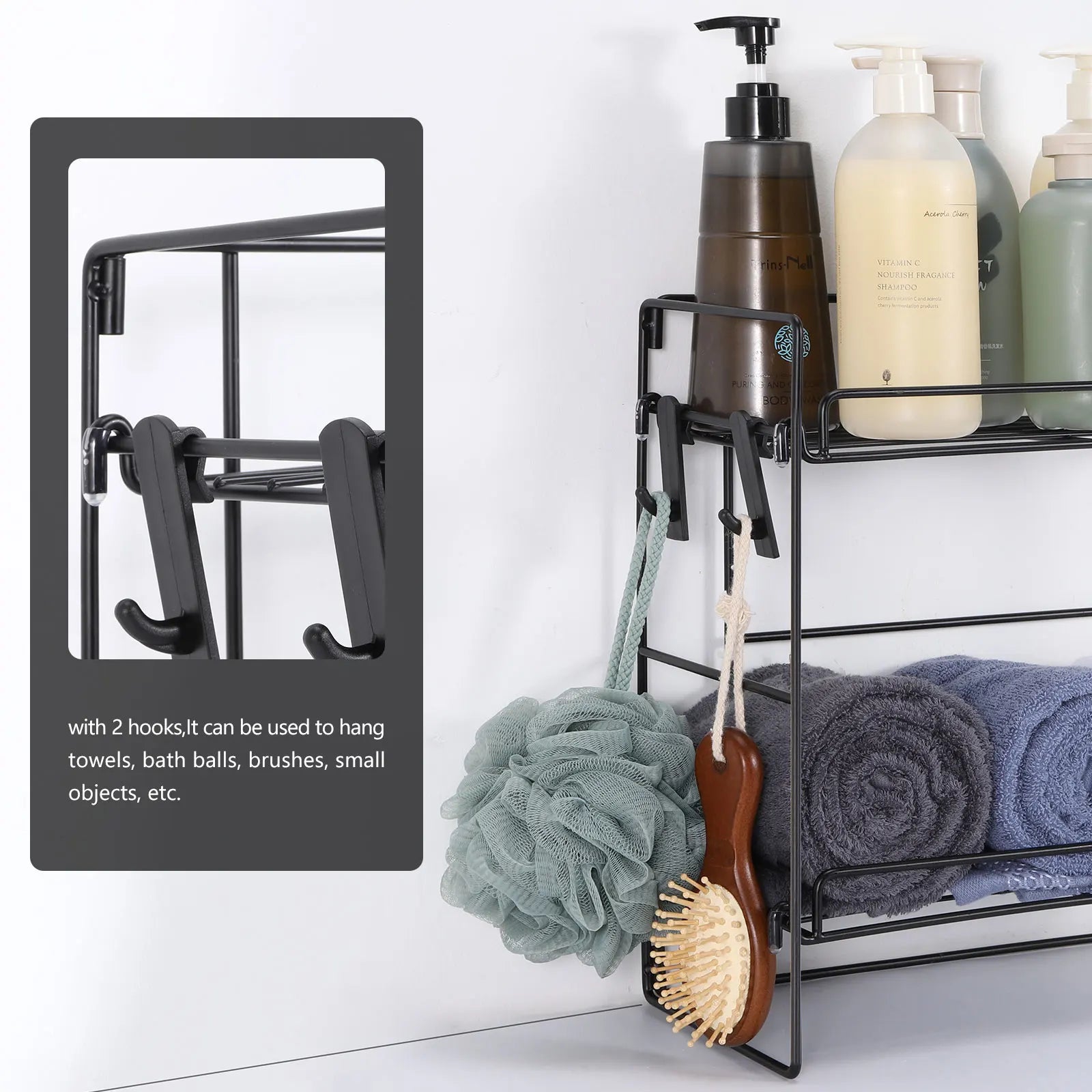2-Tier Stackable Stainless Steel Storage Rack – Space-Saving Organizer for Bathroom & Kitchen