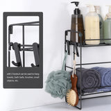 2-Tier Stackable Stainless Steel Storage Rack – Space-Saving Organizer for Bathroom & Kitchen